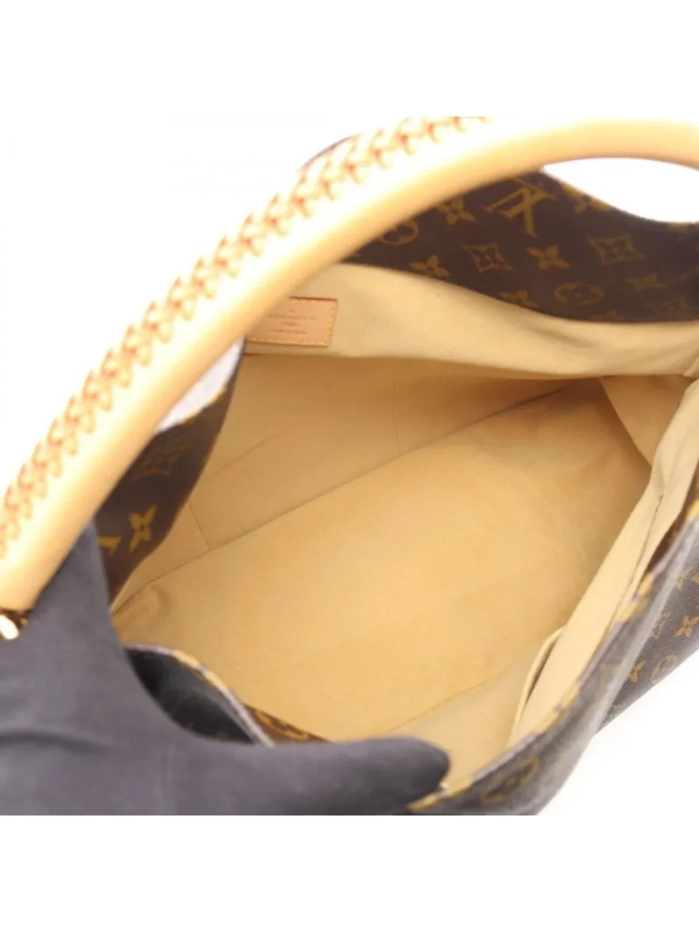 Louis Vuitton Shoulder Bag Artsy MM Canvas Leather